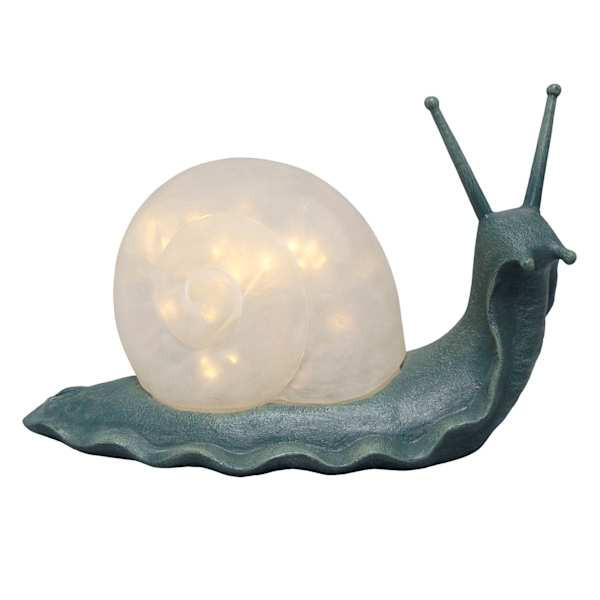 Solar Snail Outdoor Garden Statue, 14" | At Home