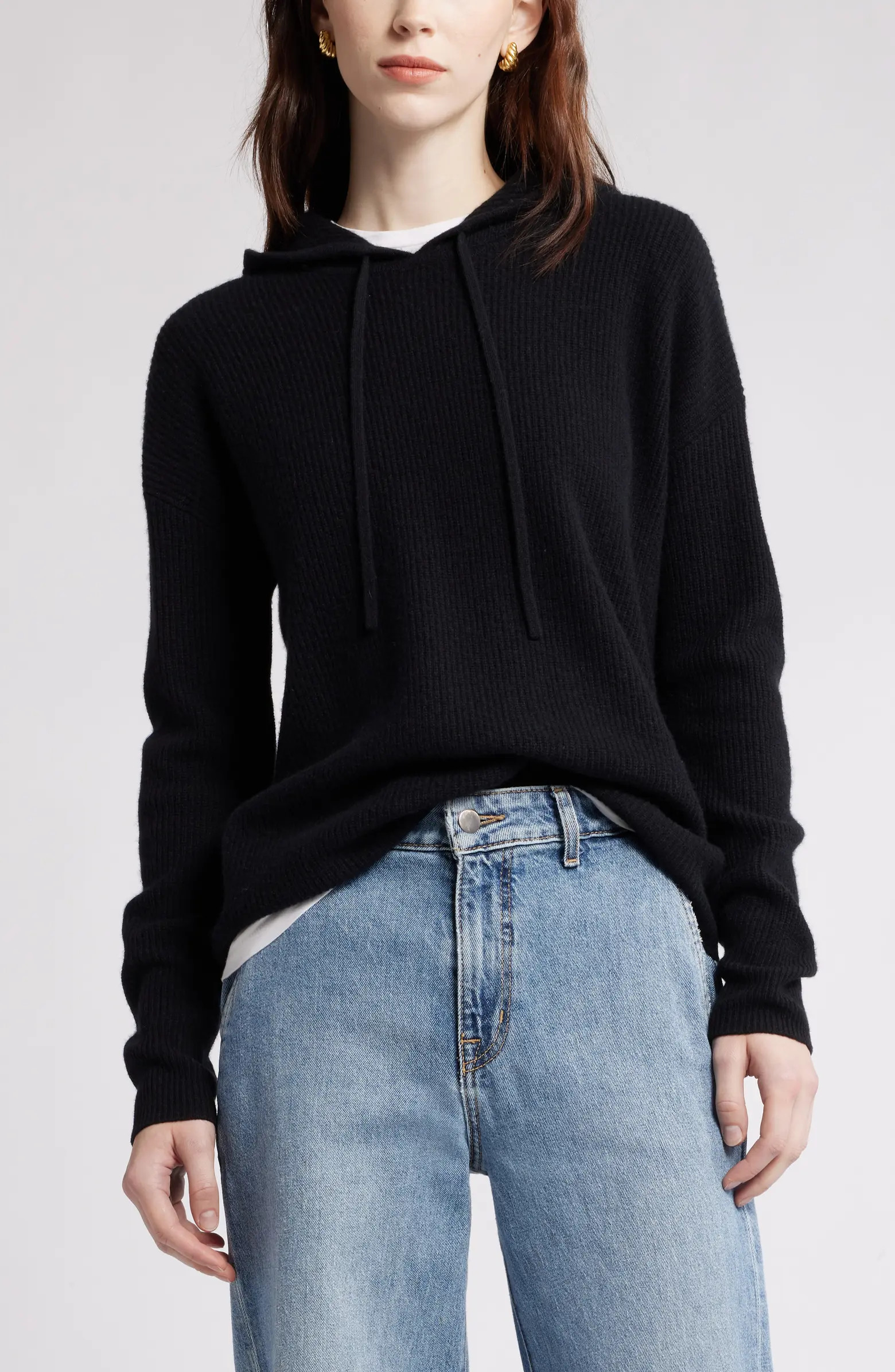 Wool & Cashmere Knit Hoodie | Nordstrom