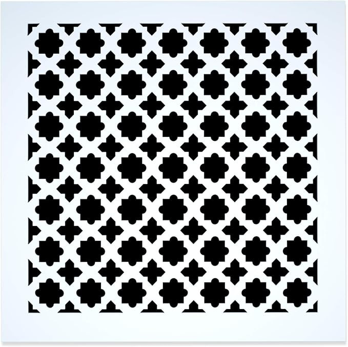 Saba Air Vent Cover Grille - Acrylic Plexiglass 12" x 12" Duct Opening, 14" x 14" Overall White F... | Amazon (US)