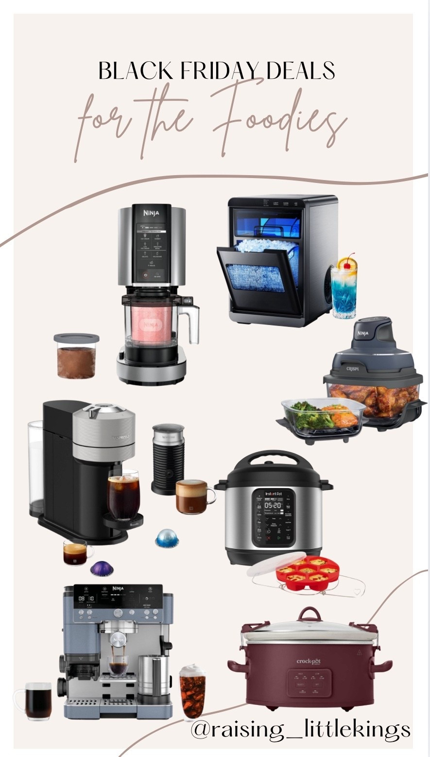 We all have foodies on our Christmas shopping list! Or maybe you are the foodie needing to send someone a gift idea (or buy a little gift for yourself 🤭)!

Today is a great day to save on these kitchen must-have gadgets! From savings on a Ninja Creami, to $200 off of a Kitchenaid Mixer, it’s time to SHOP!!!

#LTKGiftGuide #LTKHoliday #LTKCyberWeek