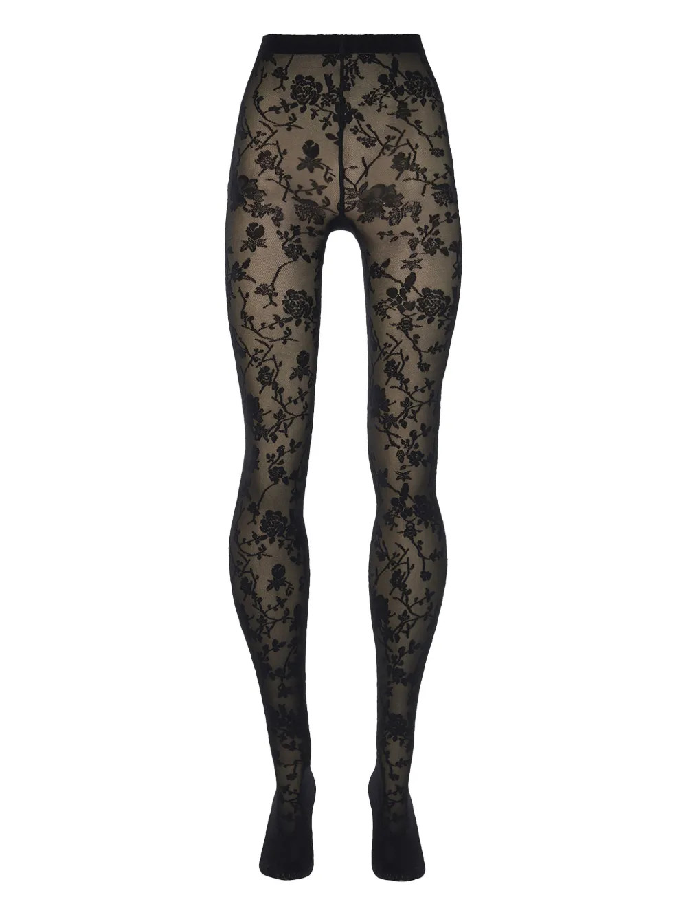 Wolford floral-patterned Tights | Black | FARFETCH AU | Farfetch Global