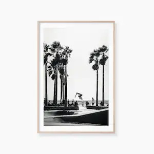 Venice Beach Skatepark Palms Photography Print PRINTABLE Wall | Etsy | Etsy (US)