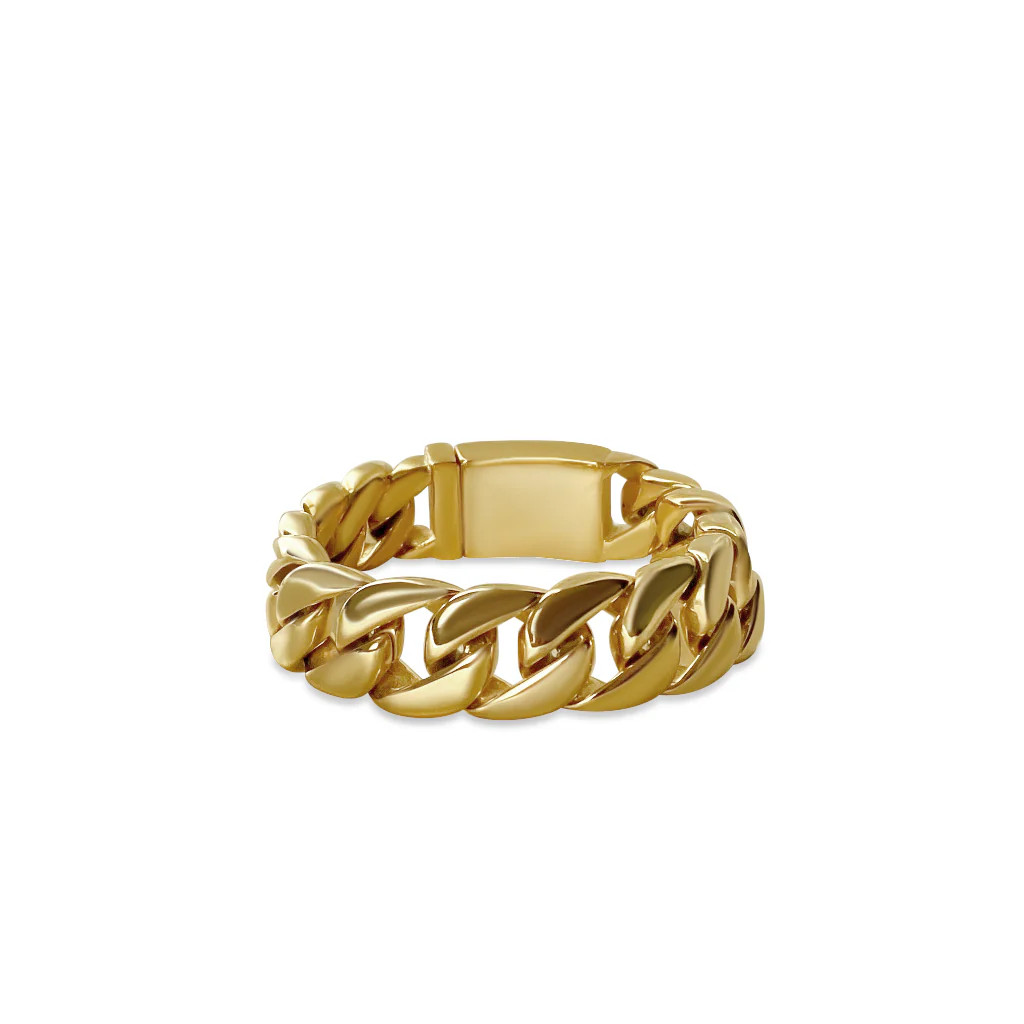 Gold Chunky Chain Bracelet | Anisa Sojka