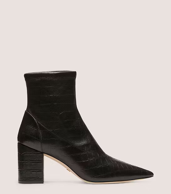 Stuart 75 Block Stretch Bootie | Stuart Weitzman Outlet