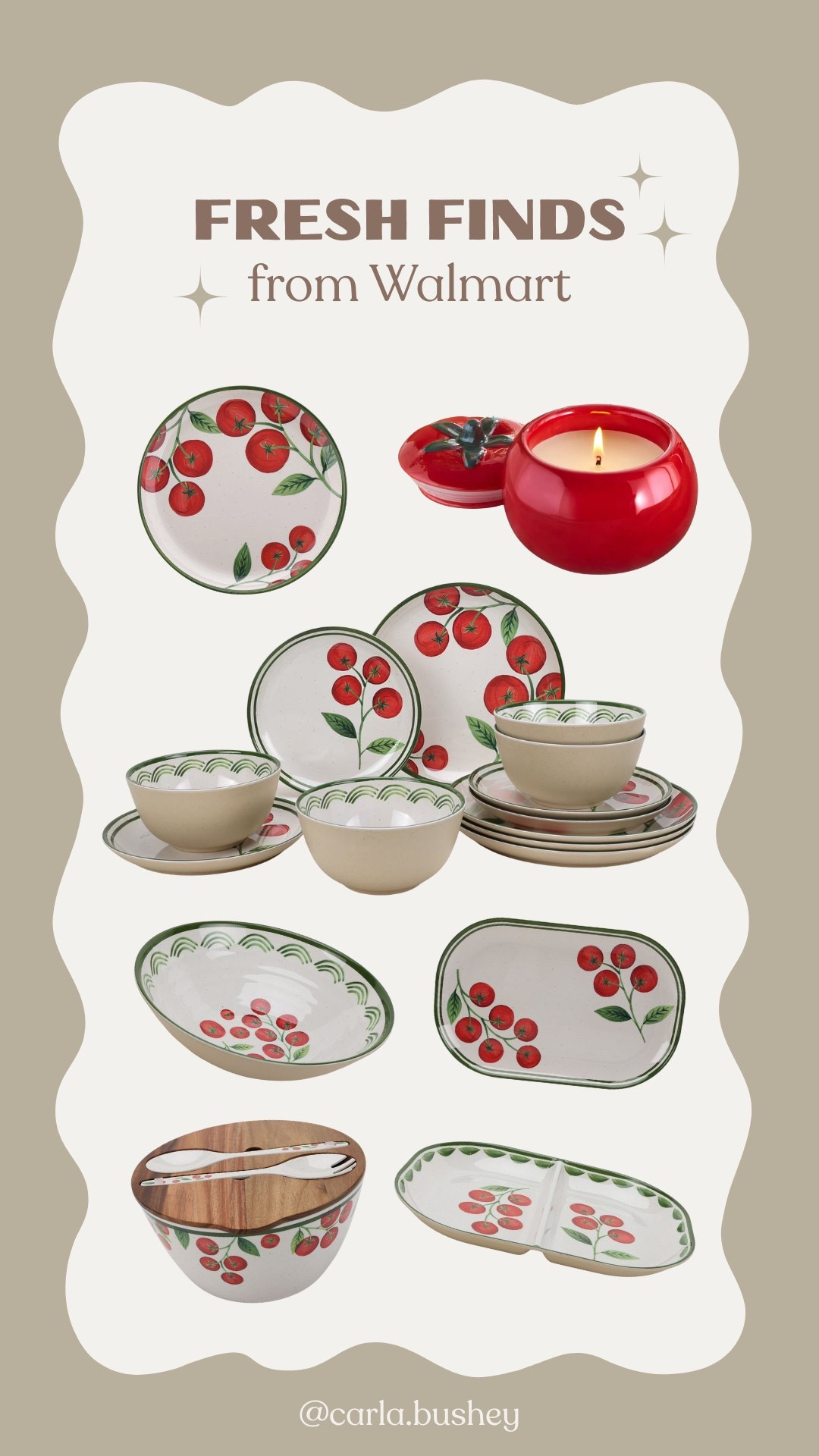 Fresh finds from Walmart ☺️🍅

This tomato collection is adorable and so perfect for Spring & Summer!!



Summer, home, kitchen, dining set, melamine, candle, decor, seasonal, vines, carla.bushey

#LTKSeasonal #LTKHome