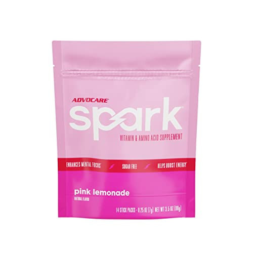 AdvoCare Spark - Energy Drink Mix - Vitamin & Amino Acid Supplement - Supports Energy & Focus - Portable Immune Support - Sugar-Free - Pink Lemonade, 14 Stick Packs (3.5 oz) | Amazon (US)