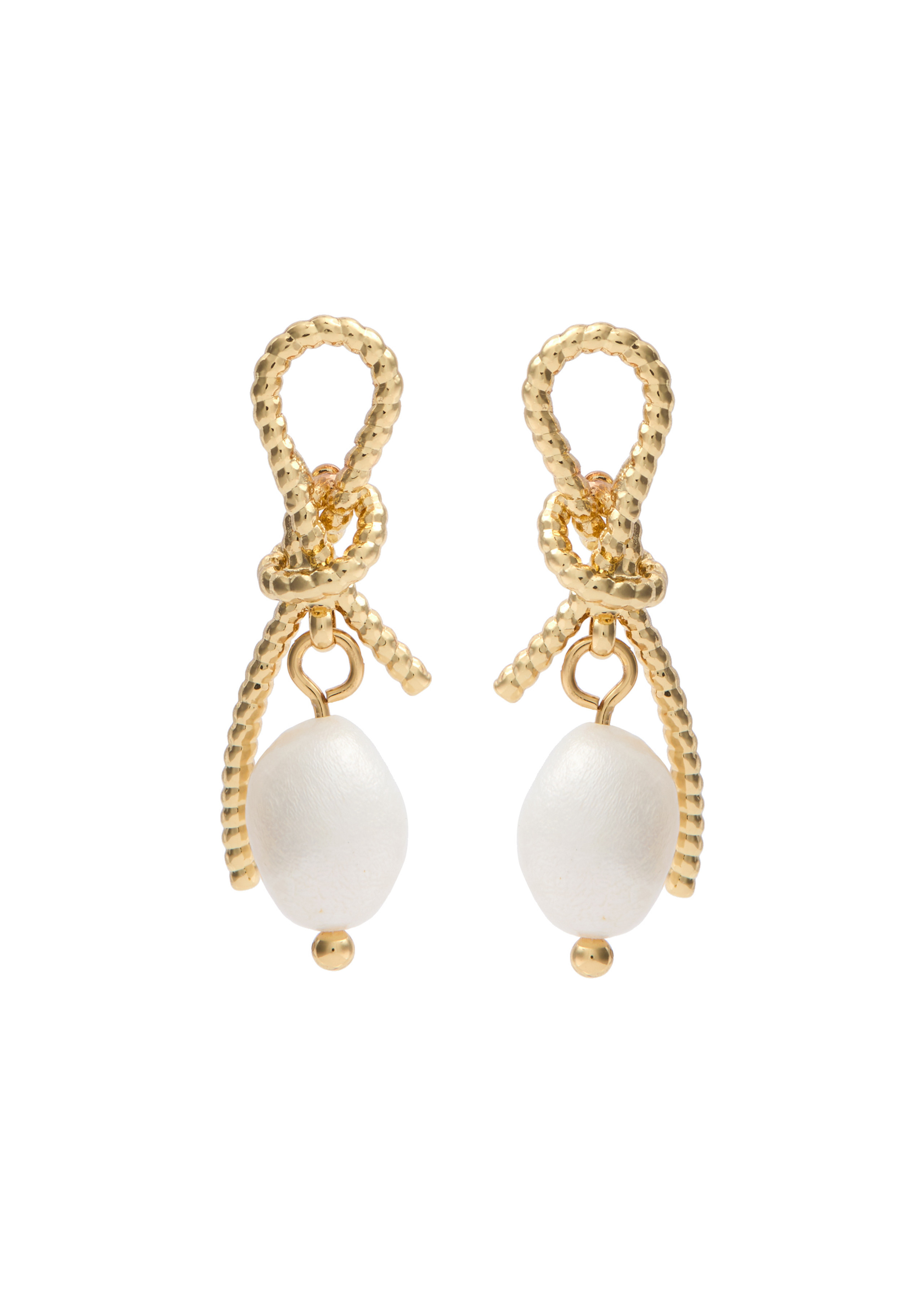 Bow pearl drop earrings | Harvey Nichols
