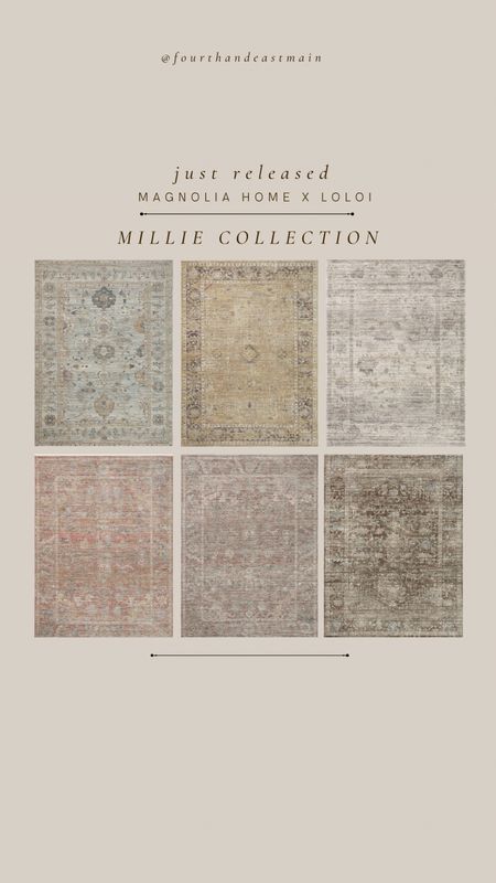 just released magnolia loloi // millie collection 

#LTKhome