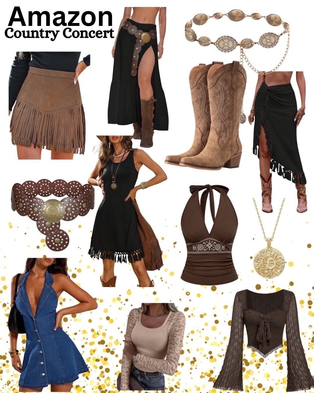 Amazon country concert outfits. Country style. Country outfit. Western outfit. Western style. Cowboy boots. Country dress. Cowboy style. Nashville outfit.

#LTKSeasonal #LTKTravel #LTKootd