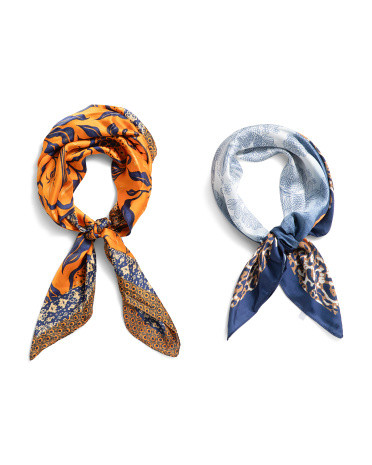 2pk Square Scarves | TJ Maxx