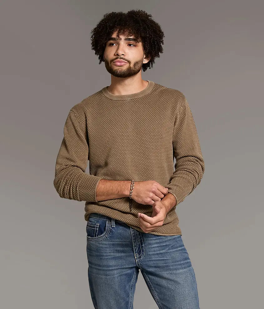 Textured Stonewash Sweater | Buckle