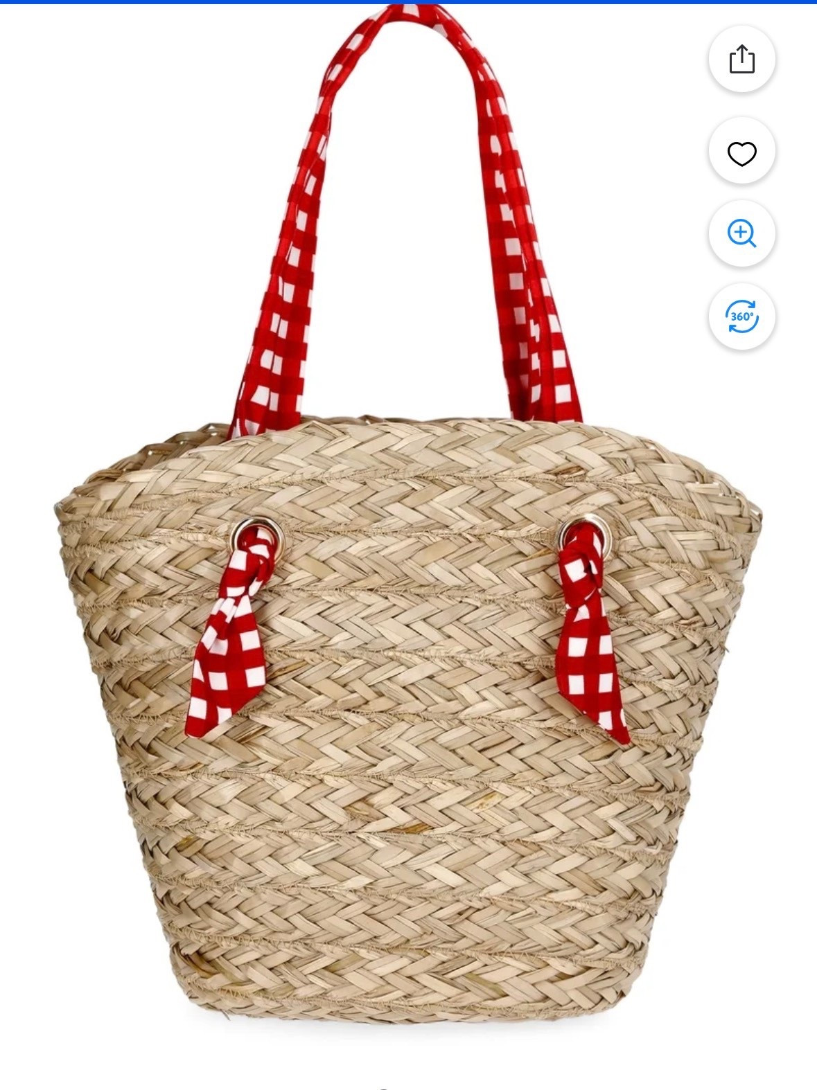 Beach Tote, Natural/Red

#LTKOver40 #LTKBump #LTKdayinmylife