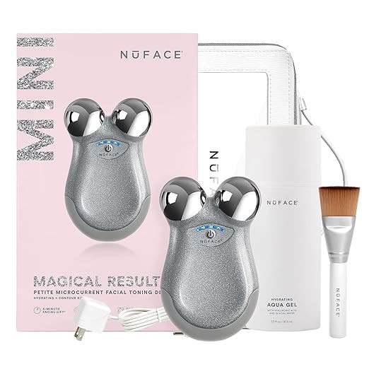 NuFACE Petite Facial Toning Device | Mini Facial Trainer Device + Hydrating Skin Care | Skin Care... | Amazon (US)