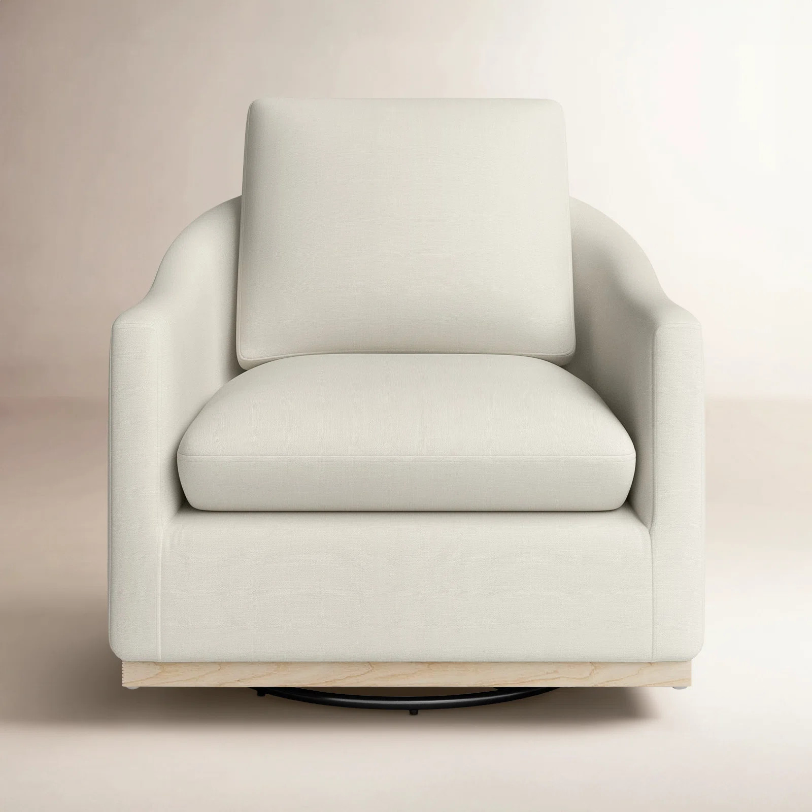 Deary Upholstered Swivel Barrel Chair | Birch Lane