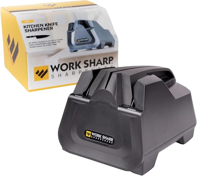 Work Sharp Electric Kitchen Knife Sharpener - Get knives ready for cookouts and BBQ's- Fits in Ki... | Amazon (US)
