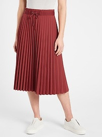 Hayes Pleated Midi Skirt | Athleta