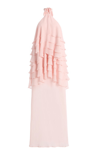 Gaia Tiered Chiffon Maxi Dress | Moda Operandi (Global)