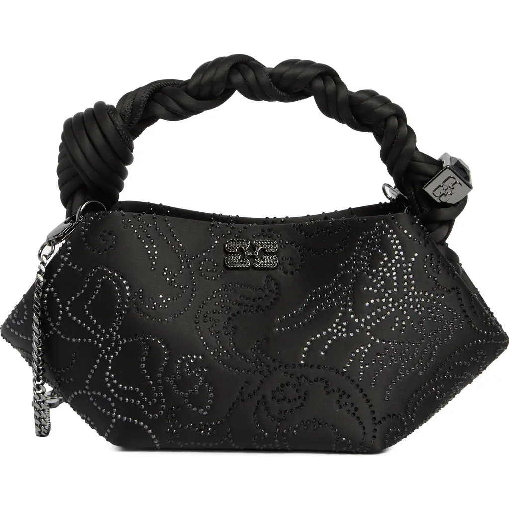 Ganni Mini Bou Sequin Crossbody Bag in Black at Nordstrom | Nordstrom