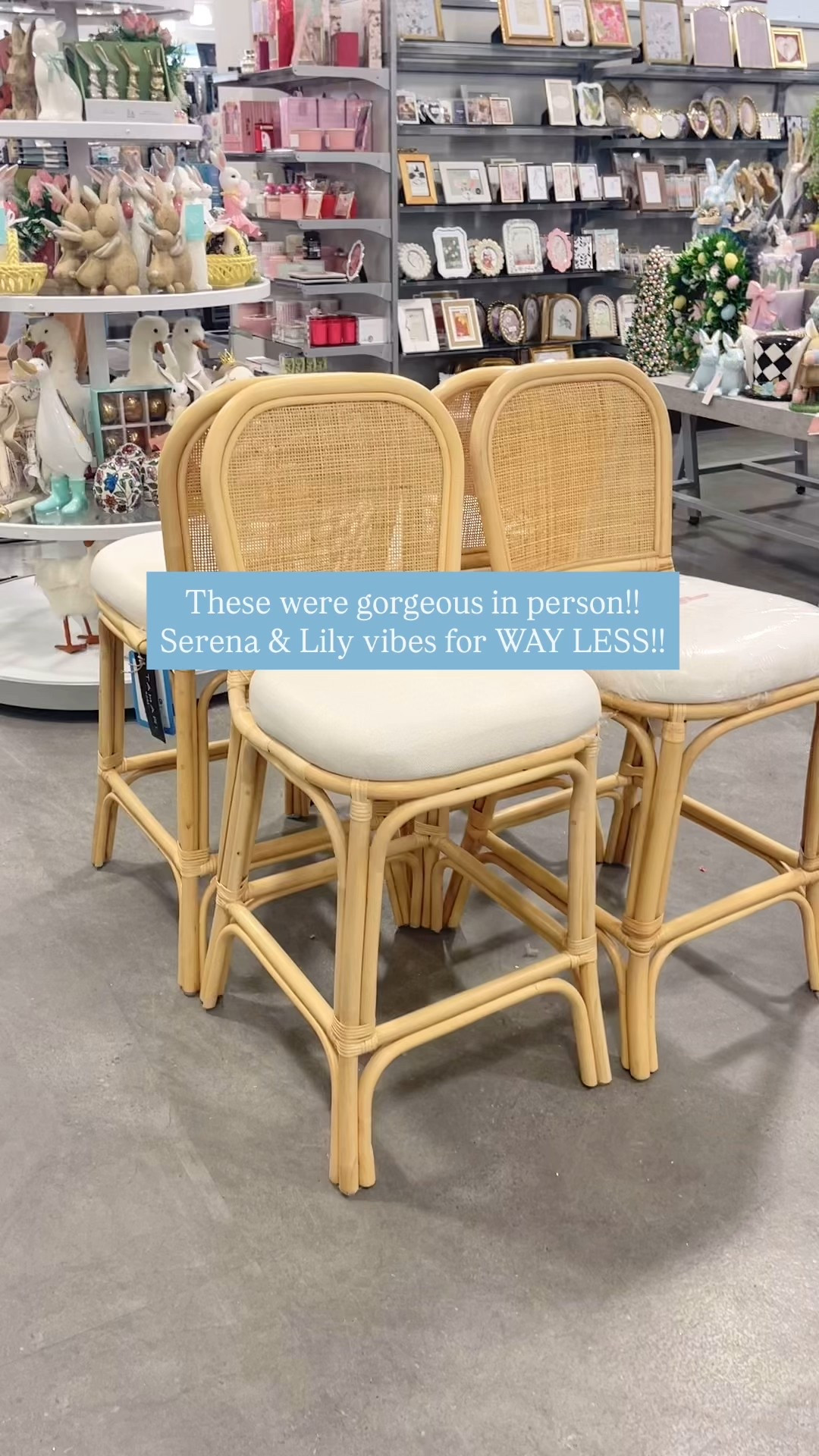 These rattan kitchen counter stools were gorgeous in person and definitely give major Serena & Lily vibes for way less!! Can’t believe the price on them!! 🤯

#LTKHome #LTKSaleAlert