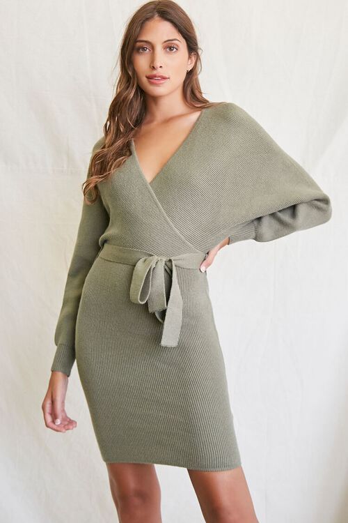 Sweater-Knit Wrap Dress | Forever 21 (US)