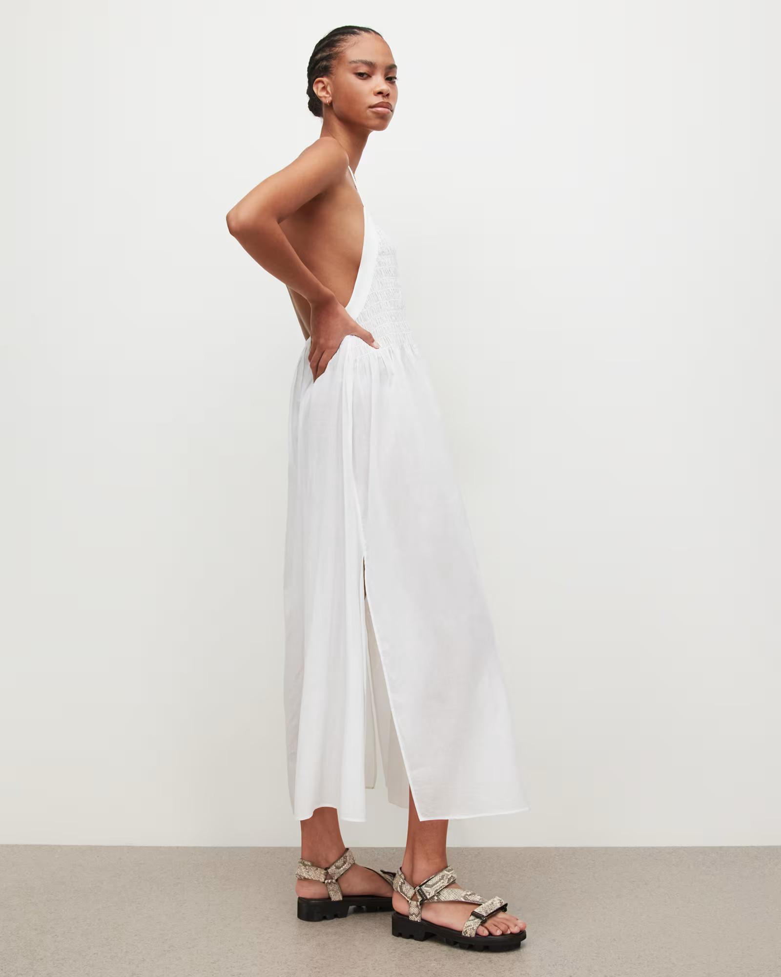 AllSaints Iris Maxi Dress | AllSaints US