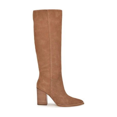 Brixe Heeled Leather Boots | Nine West (US)
