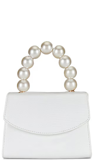 Peta Pearl Handle Bag in White | Revolve Clothing (Global)