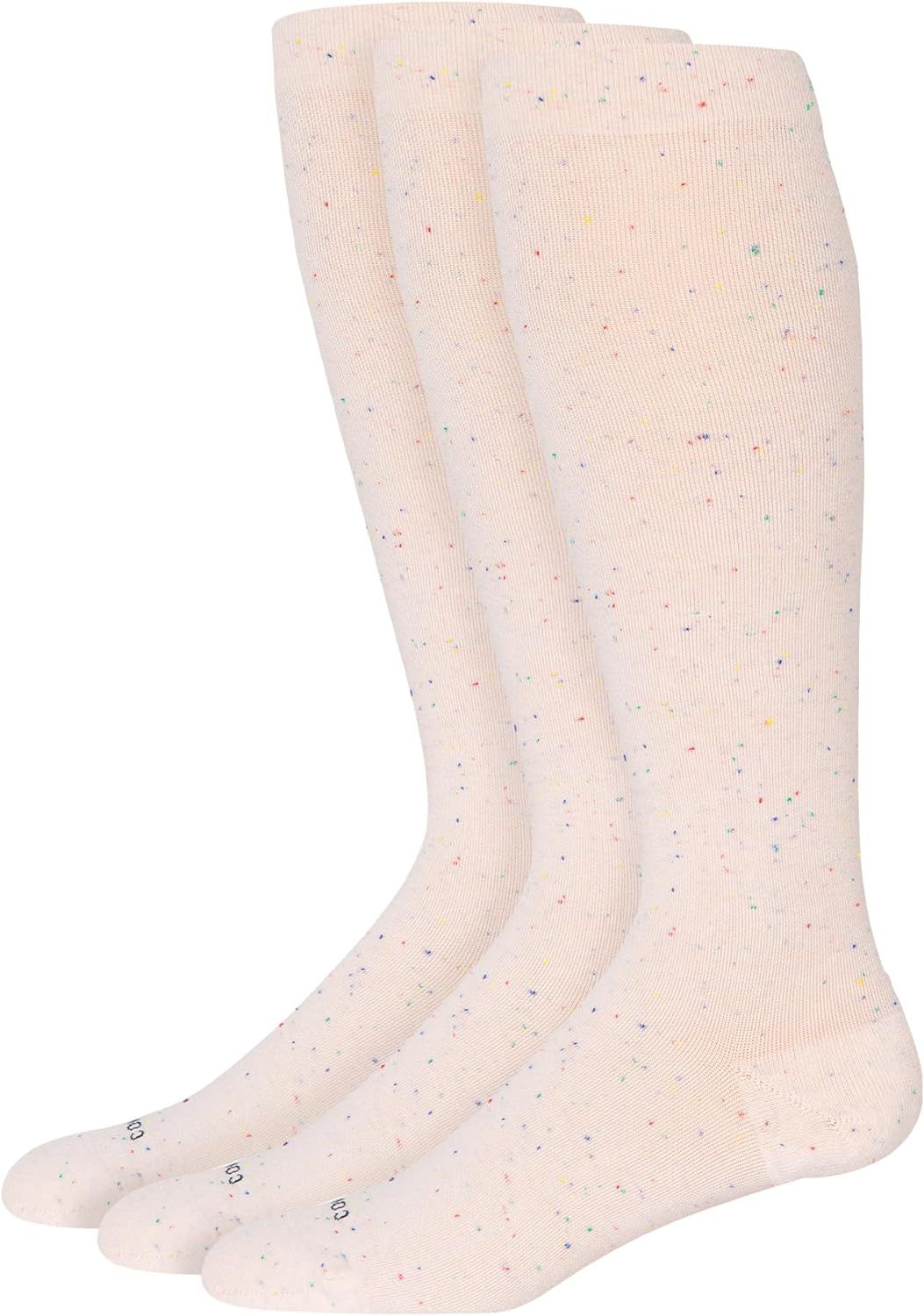 Comrad Recycled Cotton Knee High Socks - 15-20mmHg Graduated Compression Socks - Soft & Breathabl... | Amazon (US)