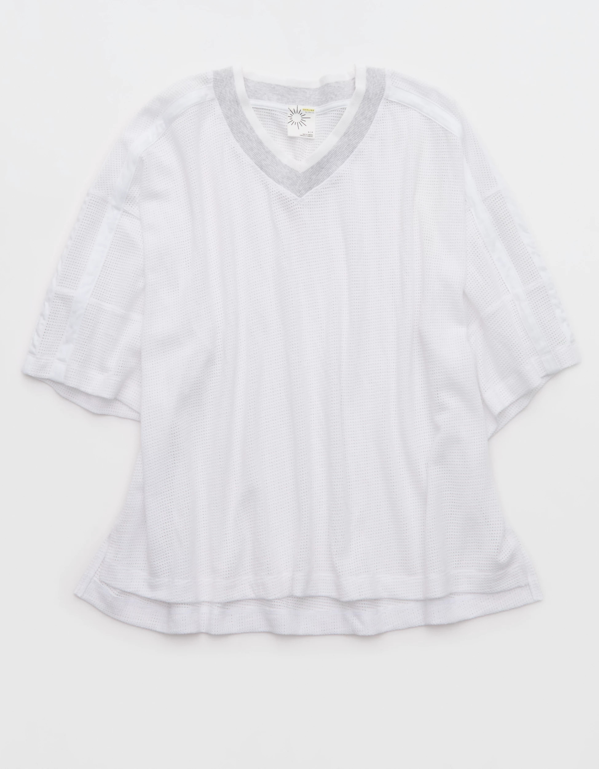 OFFLINE By Aerie Mesh Jersey Short Sleeve T-Shirt | Aerie