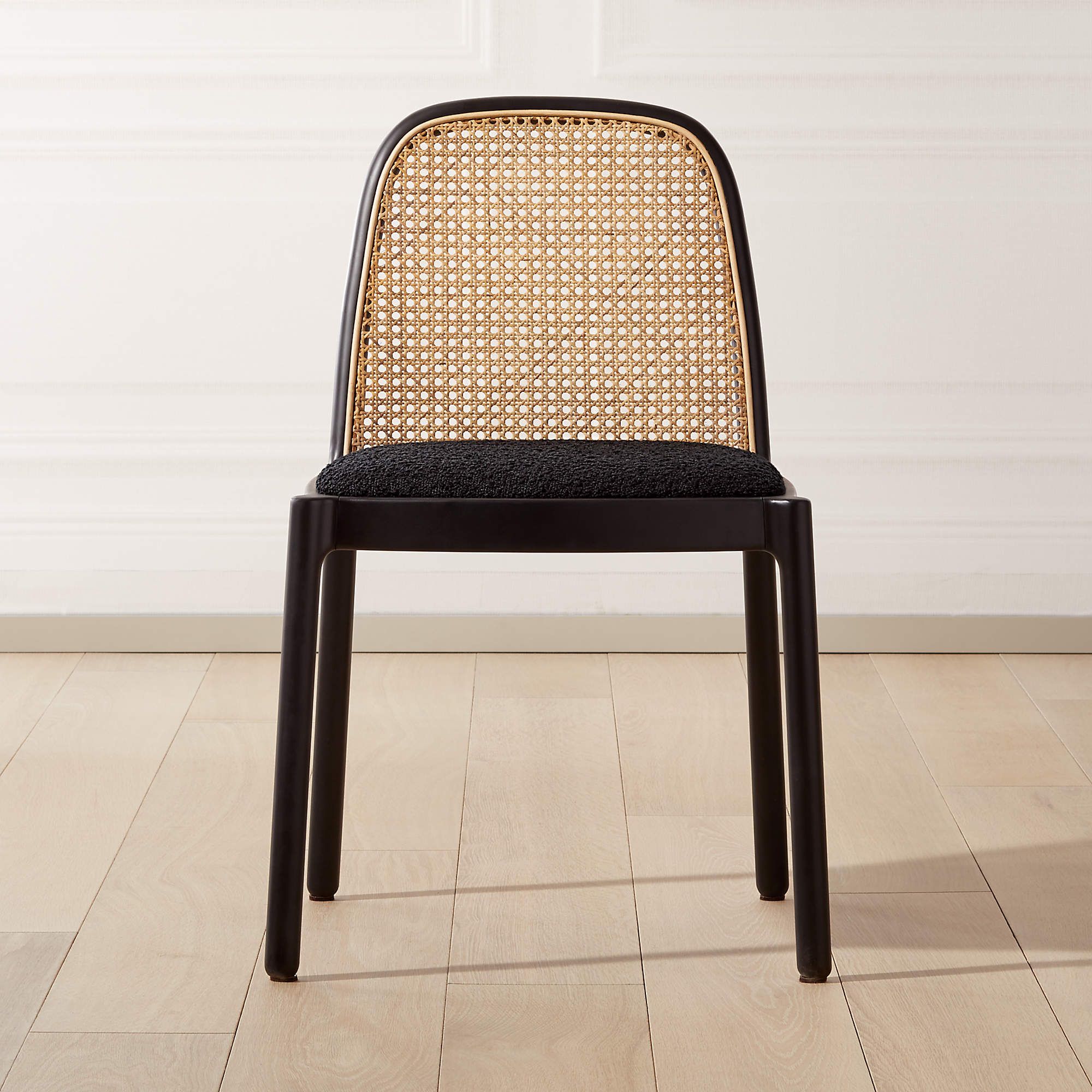 Nadia White Cane Chair + Reviews | CB2 | CB2