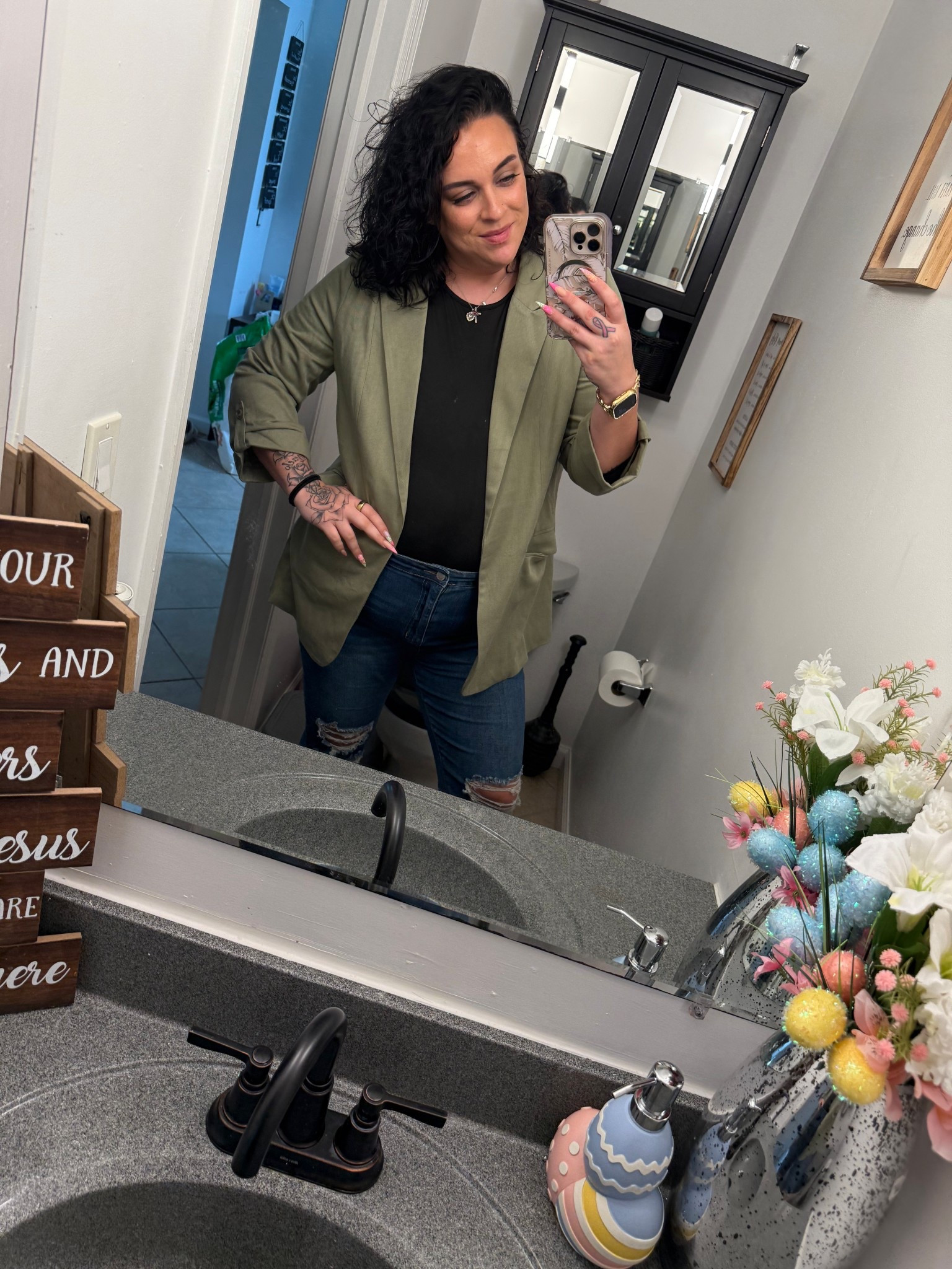 Pre school orientation ready and bathroom selfies! Professional but casual is on of my favorite styles especially on a rainy day!

#LTKPlusSize #LTKSeasonal #LTKStyleTip
