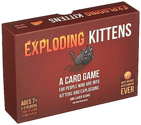 Exploding Kittens Card GamexFF0C;Board Games,Family Games,Card Games,Friend Games,Party Games,Exp... | Amazon (US)