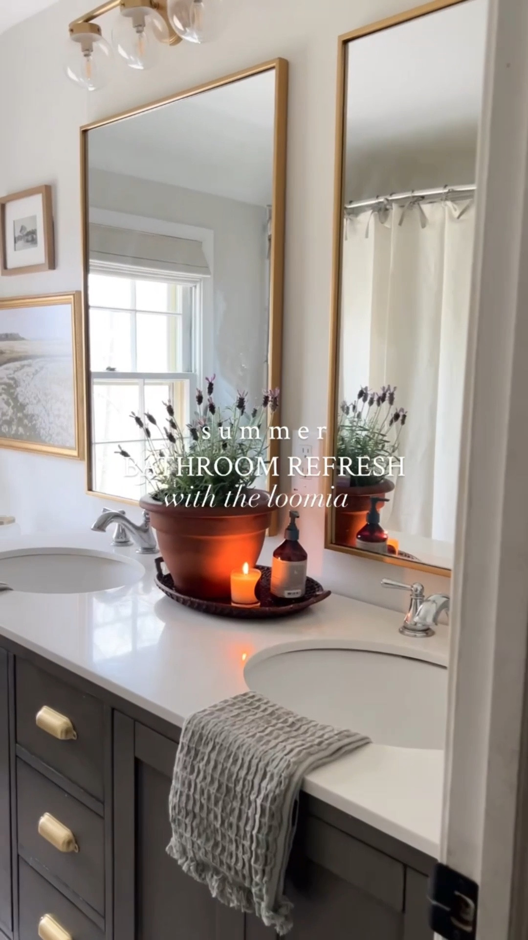 Summer bath refresh with the loomia towels! Love these Turkish towels so much, they’re so soft and well made! 

#bathroominspo #amazonhomefinds #wayfairhome #neutralbathroom