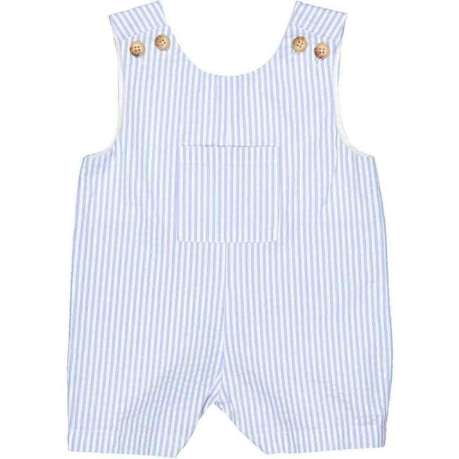 James Shortall Seersucker, Vista Blue Seersucker | Maisonette