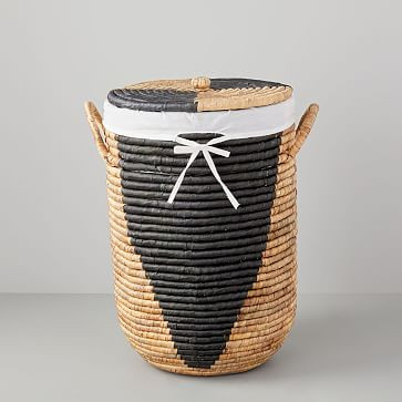 Two-Tone Woven Seagrass Baskets | West Elm (US)