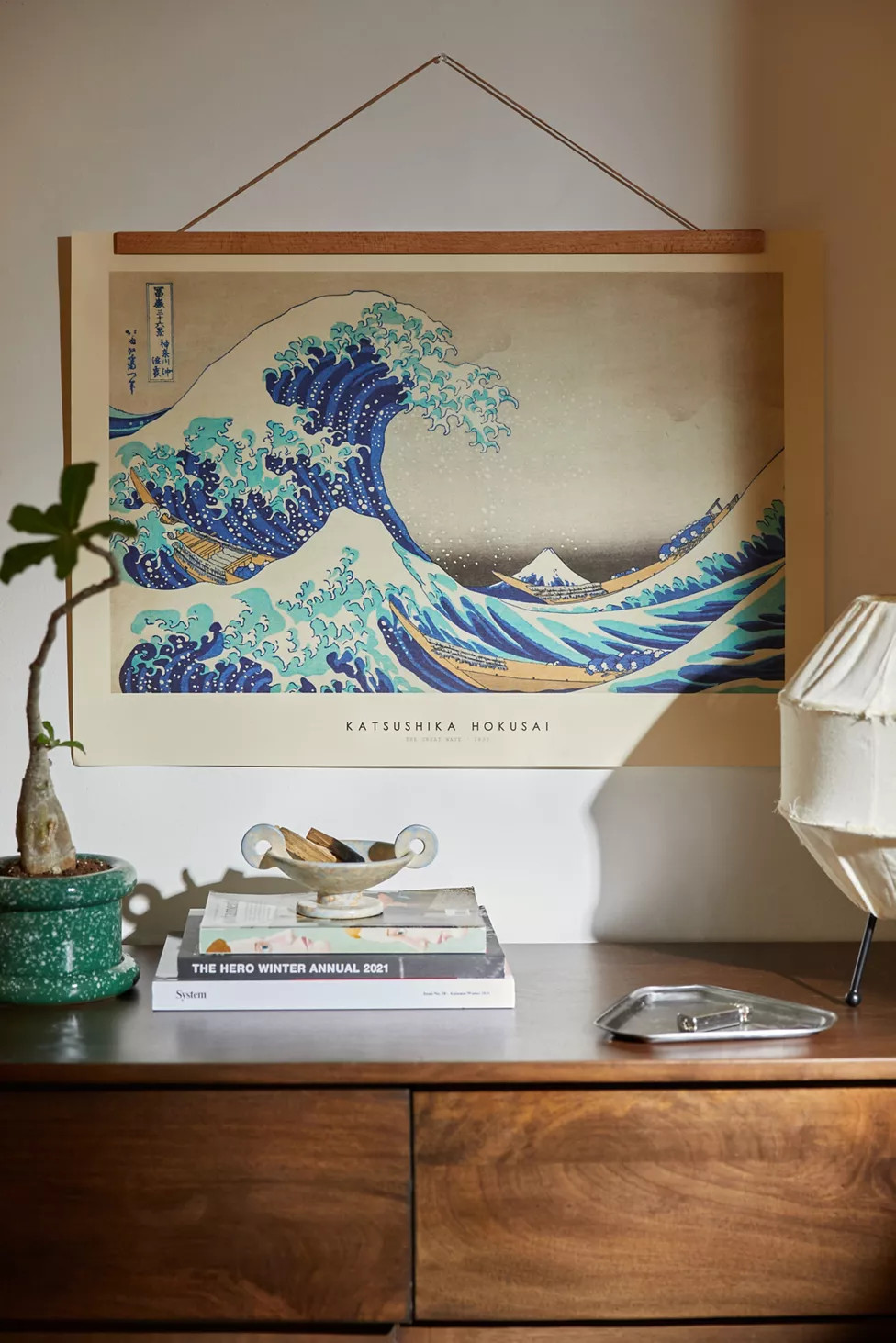 Katsushika Hokusai The Great Wave Art Print | Urban Outfitters (US and RoW)