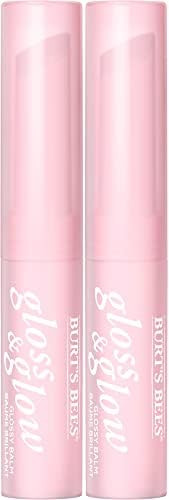 Burt's Bees Lip Gloss and Glow Glossy Balm, 100% Natural Makeup, Chai Time (Pack of 2 Tubes) | Amazon (US)