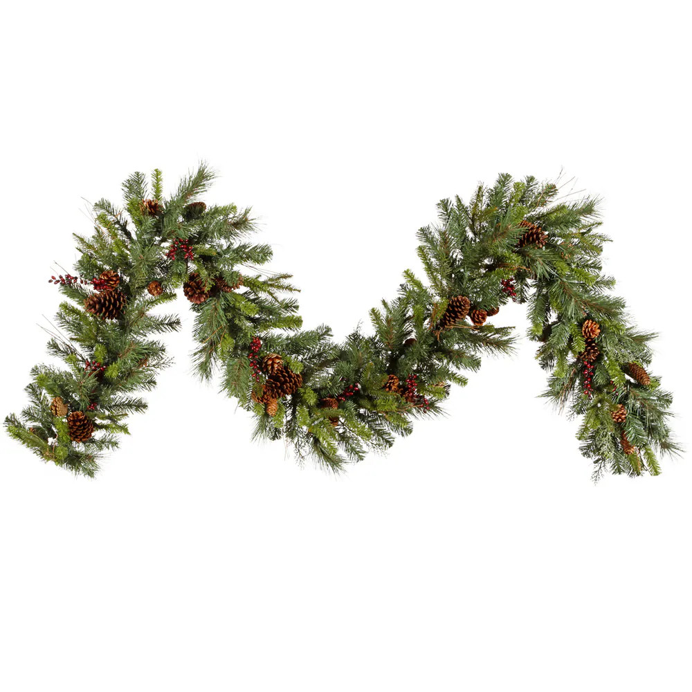 Vickerman Cibola Mix Berry 9-foot x 14-inch 285-tip Garland | Bed Bath & Beyond