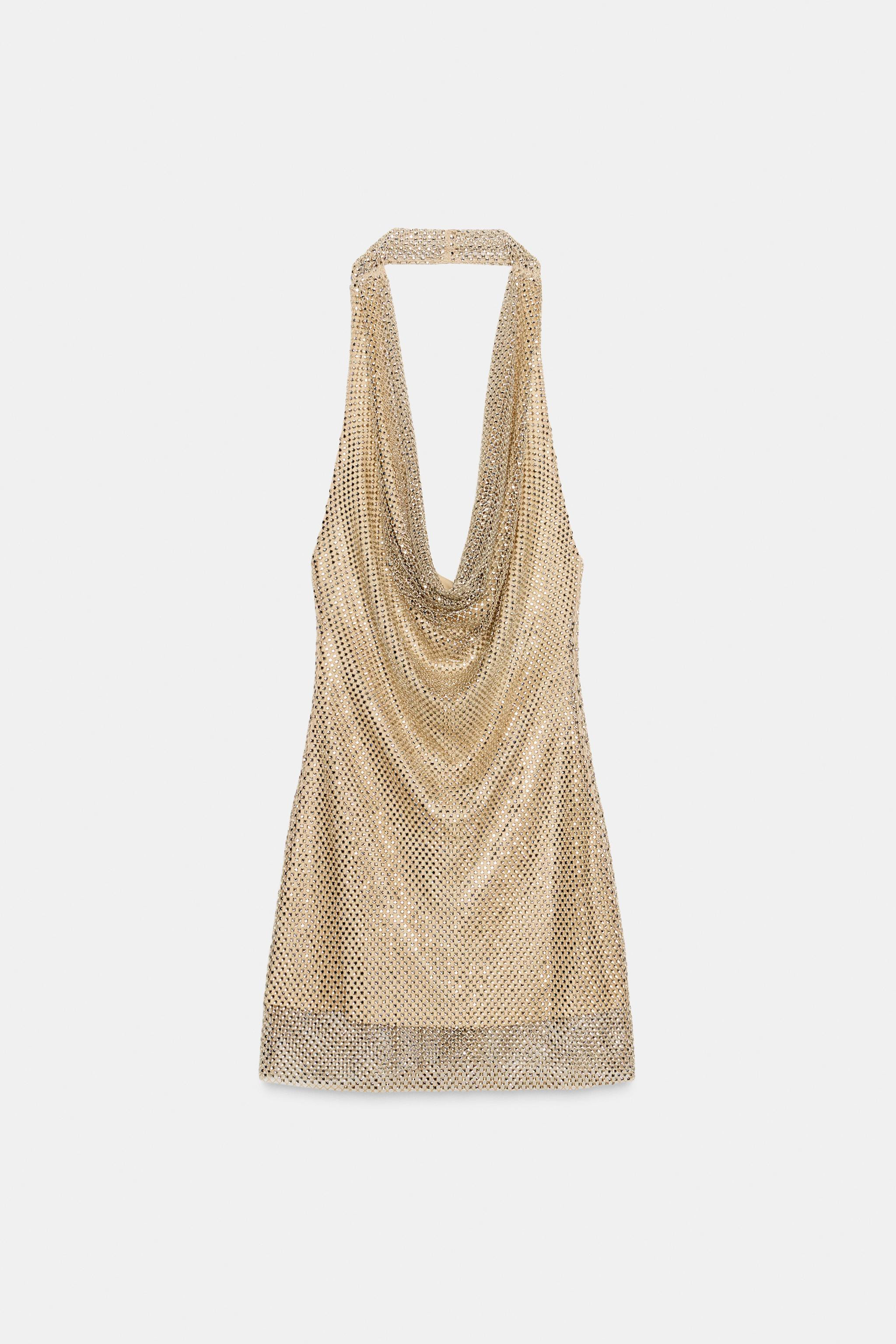SPARKLY HALTERNECK DRESS | Zara UK