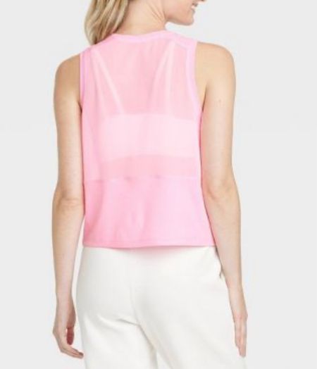 Lightweight mesh back active tank, activewear, athleisure, workout clothes, workout style, active tank top, light pink workout top

#LTKfitness #LTKfindsunder50 #LTKstyletip