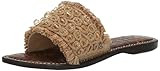 Amazon.com | Sam Edelman Gladys Flat Sandal Natural Raffia 7.5 Medium | Flats | Amazon (US)