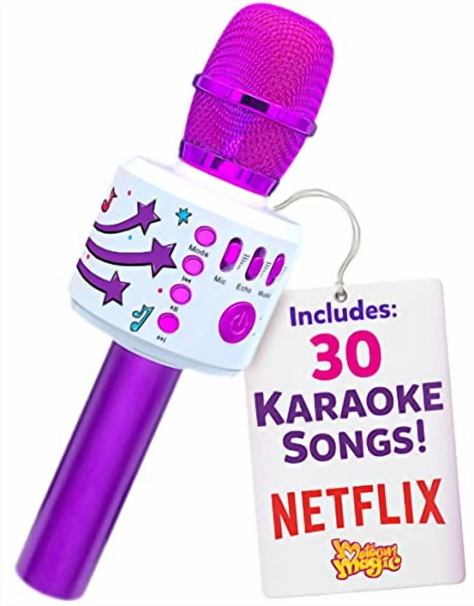 Motown Magic, Bluetooth Karaoke Microphone | Includes 30 Famous Songs |Kids Karaoke Microphone | ... | Walmart (US)