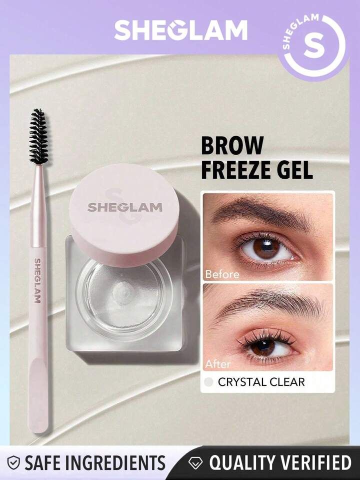 SHEGLAM Set Me Up Brow Hold-Crystal Clear  Waterproof Eyebrow Gel No Smudge Long Lasting Shaping... | SHEIN