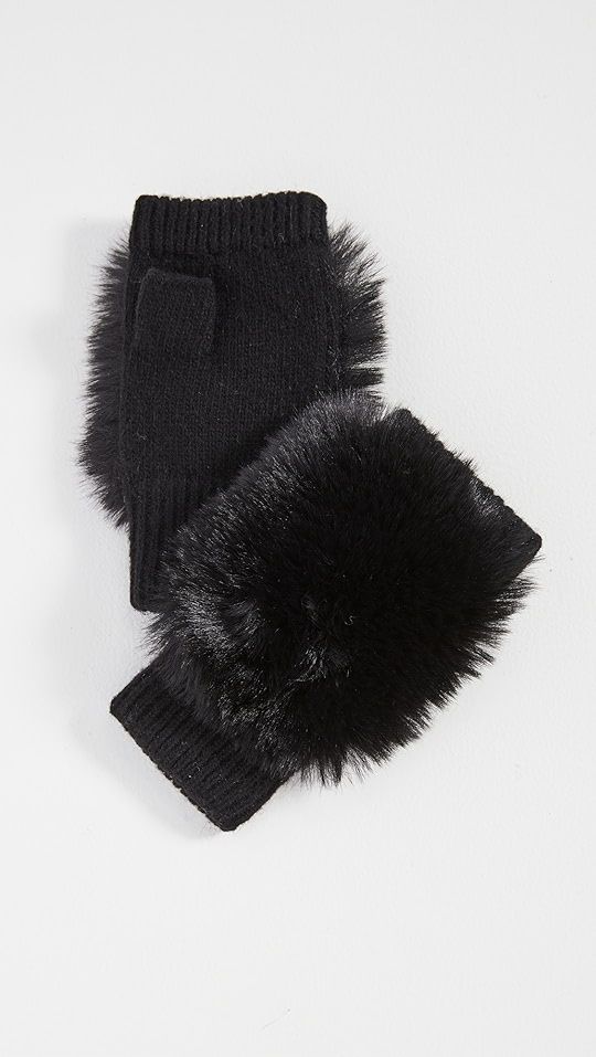 Adrienne Landau Knit Fingerless Gloves | SHOPBOP | Shopbop