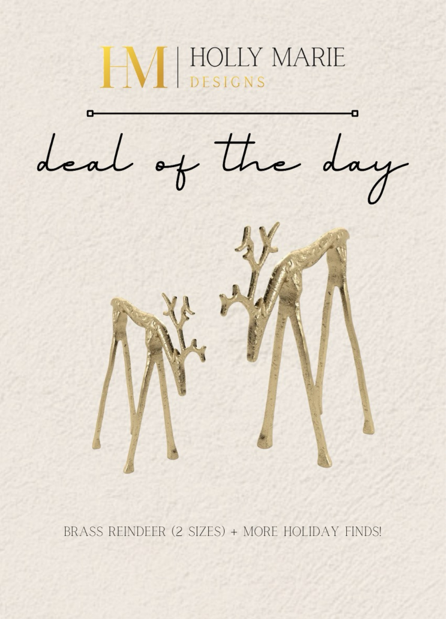 Found these amazing look for less reindeer! They look exactly the same as the designer deer, at a fraction of the cost. Shop these and some of my other must-have Holiday items.

Take advantage now during Way Day! Shop in-store and online - up to 80% off plus fast and free shipping.
#wayfair #wayfairpartner @wayfair

#LTKHome #LTKSaleAlert #LTKSeasonal