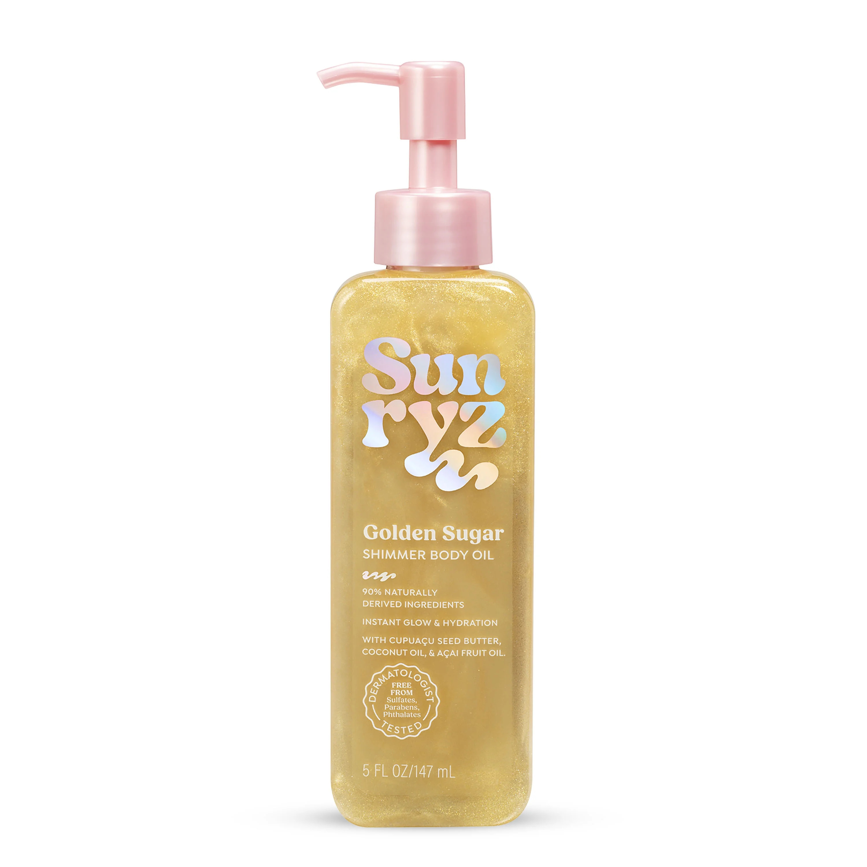 Sunryz Golden Sugar Shimmer Body Oil, Soft Golden Glow, 5 fl oz - Walmart.com | Walmart (US)