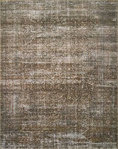 Amber Lewis x Loloi Billie Collection BIL-06 Tobacco / Rust 2'6" x 7'6" Runner | Amazon (US)