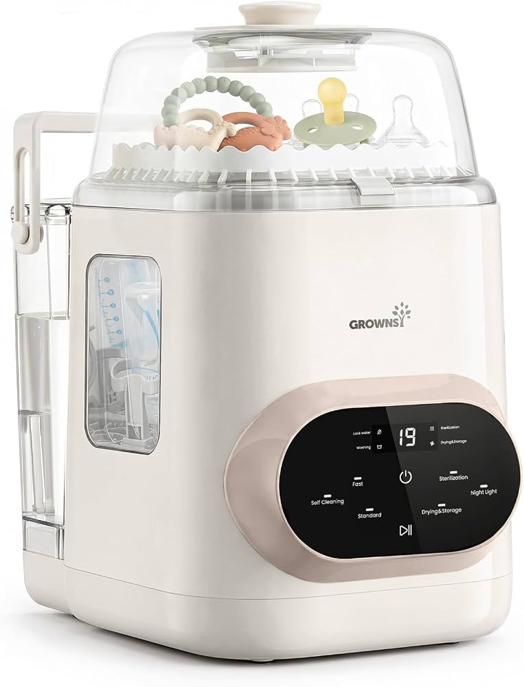 GROWNSY EaseClean Pro Bottle Washer & Sterilizer & Dryer, Visible Cleaning | Amazon (US)