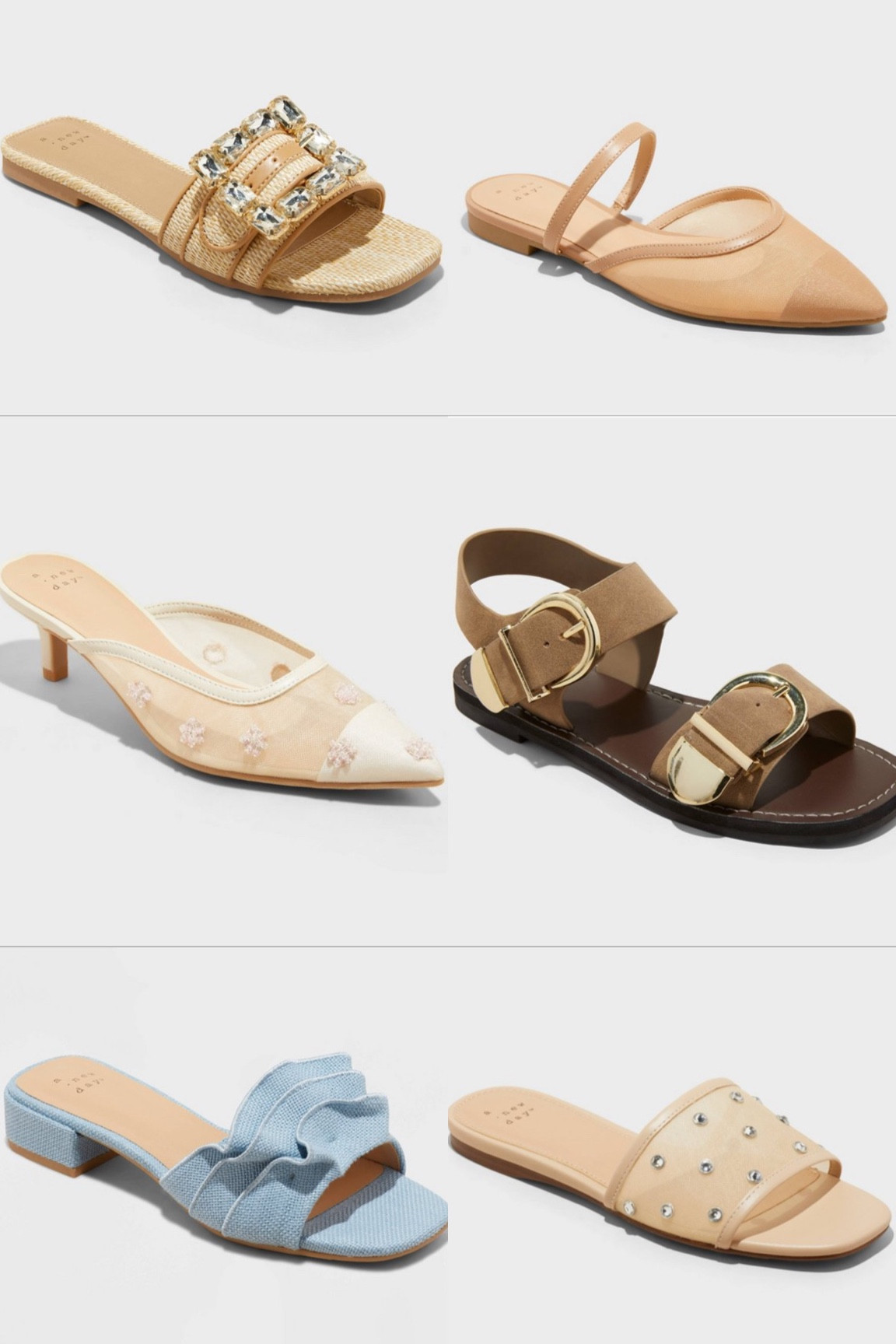 Spring shoes from Target that are on my list!! So many great designer knock offs 🤩

Nude options work for all seasons! 

Target find, target fashion, target shoes, target sandals, spring shoes