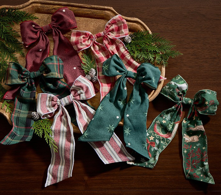 Chris Loves Julia Bow Tree Clips, Set of 6 | Pottery Barn Kids